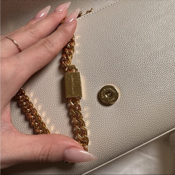 Yves Saint Laurent YSL KATE BAG SMALL BLANC VINTAGE WHITE - Picture 12 of 16